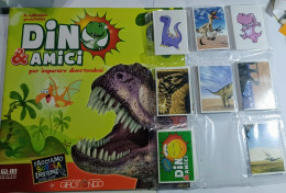 Dino E Amici Per Imparare.dinosauri.album+set Completo Figurine+ Set Lettere.FOL.BO.2018 No Panini - Otros & Sin Clasificación