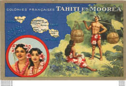 TAHITI  COLONIES FRANCAISES PUBLICITE DES PRODUITS DU LION NOIR - Tahiti