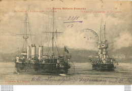 MARINE MILITAIRE FRANCAISE  LE CHANZY ET LE DU CHAYLA CROISEURS - Warships