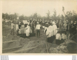 EN ARABIE ENTERREMENT A PORT SAID DE MARINS FRANCAIS TUES A L'ATTAQUE DE GAZA GUERRE WW1  PHOTO ORIGINALE 18X13CM REF2 - Krieg, Militär