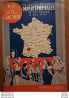 CARTE DEPARTEMENTALE 200 000e BLONDEL LA ROUGERY N°47 LOT ET GARONNE - Callejero