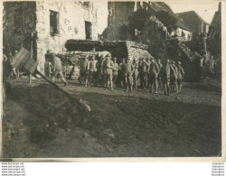 CANTINE FRANCO-AMERICAINE FRONT DE L'AISNE  GUERRE WW1 PHOTO ORIGINALE 18X13CM - Oorlog, Militair