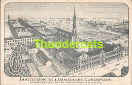 CPA INSTITUTION DE L'IMMACULEE CONCEPTION HIERONYMITES ST SAINT NICOLAS SINT NIKLAAS ( RUG KAART IS LOS !!!!!! - Sint-Niklaas