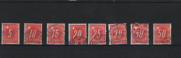 Schweiz Michel Cat.No. Duty Used  54/61 - Segnatasse