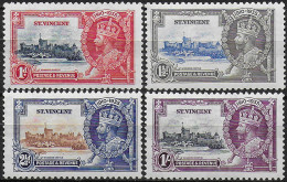 1935 St Vincent Silver Jubilee 4v. MNH SG N. 142/45 - Andere & Zonder Classificatie