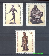 Berlin 1981 Mi 655-657 MNH  (ZE5 DBE655-657) - Skulpturen