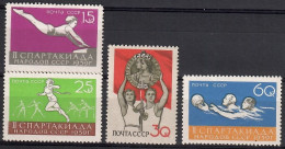 Soviet Union, USSR 1959 Mi 2249-2252 MNH  (ZE4 CCC2249-2252) - Athletics