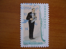 France Obl   N° 395 Cachet Rond Bleu - Gebraucht