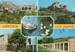 04 - GREOUX LES BAINS (Alpes De Haute-Provence) - SOUVENIR DE GREOUX LES BAINS - Multi Vues - Scan Verso - - Gréoux-les-Bains