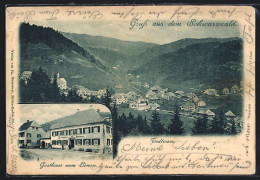 AK Todtmoos /Schwarzwald, Gasthaus Zum Löwen, Ortsansicht  - Todtmoos