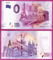 0-Euro UEBU 2016-2  PARIS - 3 MONUMENTE - Pruebas Privadas