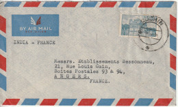 INDE - LETTRE De Cochin Pour Angers - Lettres & Documents