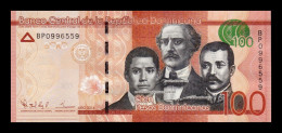 República Dominicana 100 Pesos Dominicanos 2014 Pick 190a Sc Unc - Dominicaine