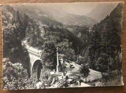 CPSM LUZ SAINT SAUVEUR 65 La Colonne, Le Pont Napoléon Et Saint Sauveur - Luz Saint Sauveur