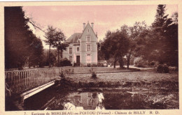 86  - Vienne -  Environs De Mirebeau En Poitou - Chateau De BILLY - Mirebeau