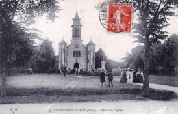 18 - Cher - SAINT GERMAIN Du PUY - Place De L'église - Sortie De Cérémonie - Sonstige & Ohne Zuordnung