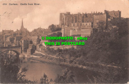 R549015 Durham. Castle From River. Photochrom. 1910 - Wereld