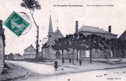 41 - Loir Et Cher - LA CHAPELLE VENDOMOISE - Place De L'église Et La Mairie - Rare - Sonstige & Ohne Zuordnung