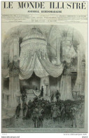 Saint-Petersbourg - Les Funérailles De L'impératrice Marie-Alexandrowna - L'exposition Du Corps - Page Original 1880 - 2 - Historical Documents