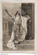 Au Théâtre - M. Monnet-Sully Dans Le Rôle "d'Oedipe" à La Comédie-Francaise -  Page Original - 1880 - Historische Dokumente