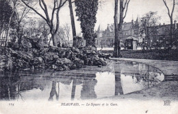 60 - Oise - BEAUVAIS - Le Square Et La Gare - Beauvais