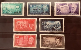 DDR 1955 Mi  472 A 478 ** - Unused Stamps