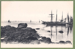 CPA - FINISTERE - CONCARNEAU - VUE PRISE DU PASSAGE -  Grands Voiliers De Pêches En Arrière Plan - Concarneau