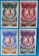 France 1969 : UNESCO, Déclaration Universelle Des Droits De L'Homme N° 39 à 42 Oblitéré - Used