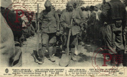 SED DUL BAHR--prisonniers Turcs Gardés--Guerre 1914-15--les Alliés En Orient. PRISIONEROS TURCOS. MILITAR. MILITAIRE - Weltkrieg 1914-18