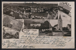 AK Geislingen B. Balingen, Schloss, Kirche, Kapelle  - Geislingen