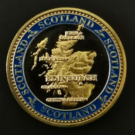 JETON TOURISTIQUE 32 Mm ECOSSE / SCOTLAND TOKEN - Andere & Zonder Classificatie