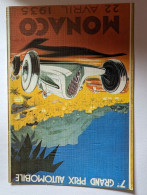 CP -  Affiche Grand Prix De Monaco 1935 - Grand Prix / F1