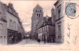 58 - Nievre - COSNE COURS Sur LOIRE  - Rue Saint Jacques - Eglise Saint Jacques - Cosne Cours Sur Loire