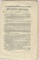 Bulletin Des Lois 436 _ 1836 - Décrets & Lois