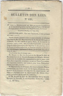 Bulletin Des Lois 436 _ 1836 - Voir Le Descriptif Pour Le Contenu - Décrets & Lois