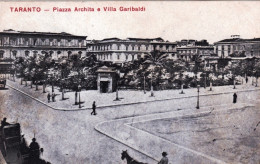 Puglia - TARANTO - Piazza Achita E Villa Garibaldi - Taranto