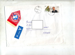 Lettre Cachet Liege Sur Roi Oiseau - Lettres & Documents