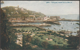 Torquay, From Rock Walk, Devon, 1917 - Photochrom Postcard - Torquay