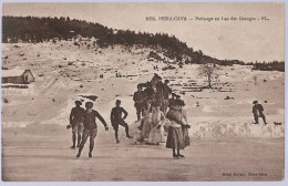 CPA CARTE POSTALE FRANCE 06 PEIRA-CAVA PATINAGE AU LAC DES GRANGES 1926 - Other & Unclassified