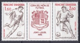 Andorre Française 1982    NMH Coupe Du Monde De Football - Espagne  (A16) - Unused Stamps