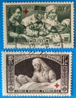 France 1940 : Au Profit Des Blessés N° 459 à 460 Oblitérés - Used Stamps