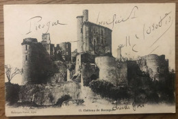 CPA BONAGUIL 47 Le Château, Timbre Taxe 10 Centimes - Other & Unclassified