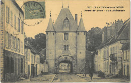 Cpa VILLENEUVE SUR YONNE 89 - 1917 - Porte De Sens - Vue Intérieure - Villeneuve-sur-Yonne
