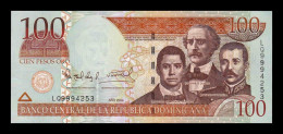 República Dominicana 100 Pesos Oro 2004 Pick 171d Sc Unc - Dominikanische Rep.