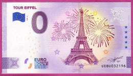 0-Euro UEBU 2022-6  TOUR EIFFEL - Essais Privés / Non-officiels