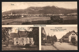 AK Dotternhausen, Gemischt-Warengeschäft Von Joh. Schairer In Der Hauptstrasse, Schloss Von Freiherrn V. Cotta  - Sonstige & Ohne Zuordnung