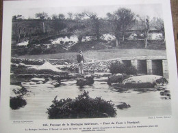 PAYSAGE DE LA BRETAGNE INTERIEURE / PONT DU FAOU A HUELGOAT - Géographie