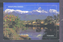 Gc8511 NEPAL "Mont Everest 8848 M" Mountains /The Highest Peak Of The World Tourisme Postcard Annapurna Range Mailed - Other & Unclassified