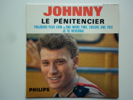 Johnny Hallyday 45Tours EP Vinyle Le Pénitencier Tête à Gauche - 45 G - Maxi-Single