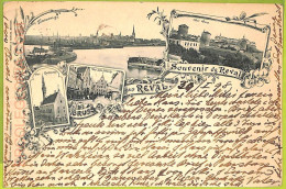 Ae9577 - ESTONIA - Ansichtskarten VINTAGE POSTCARD - Gruss Aus  Reval - 1898 - Estonie